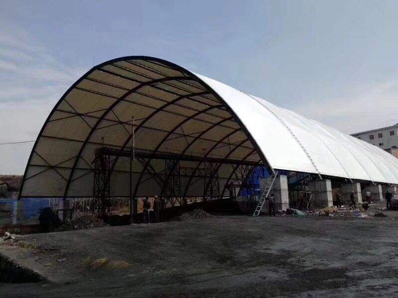 膜結構煤棚比傳統儲煤場有哪些優點？