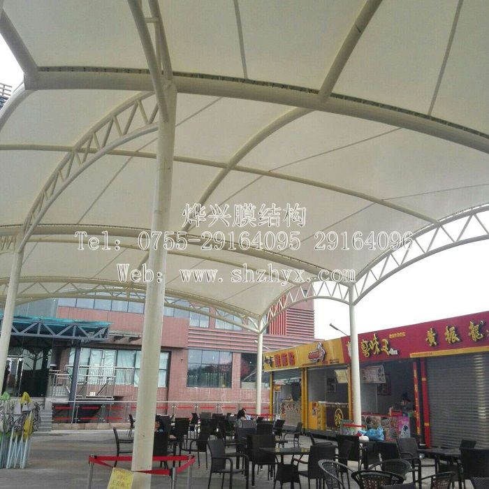 和信廣場景觀膜結構遮陽棚膜結構安裝.jpg