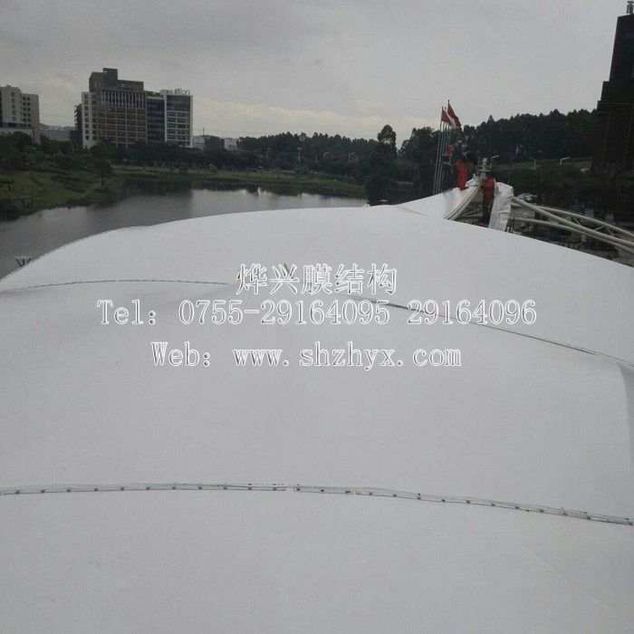 廣場景觀膜結構遮陽棚膜結構安裝.jpg