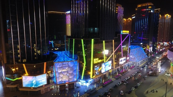 比效果圖更美！記燁興西寧唐道ETFE膜結構