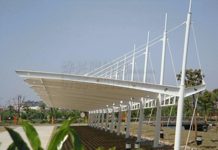 膜結構車棚定制-深圳市燁興膜結構工程有限公司 膜結構車棚案例 (74).jpg