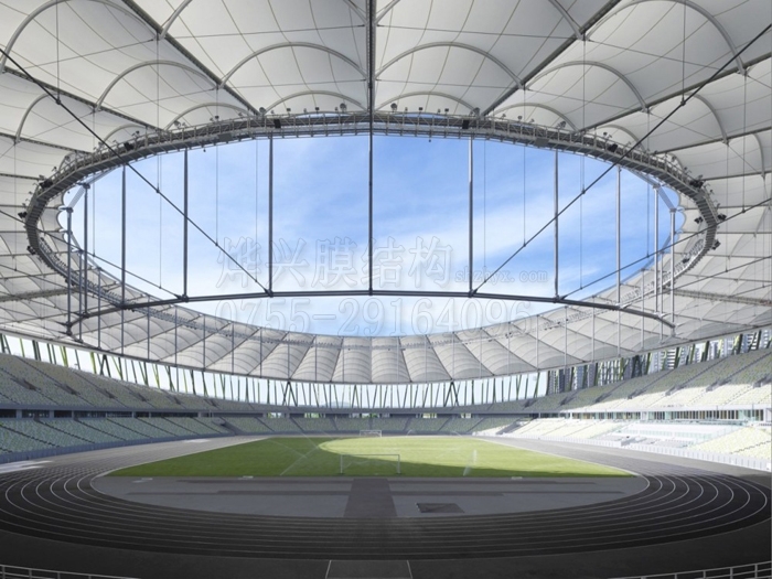 PTFE膜結構體育場館-深圳市燁興膜結構工程有限公司 PTFE膜結構體育場館.jpg