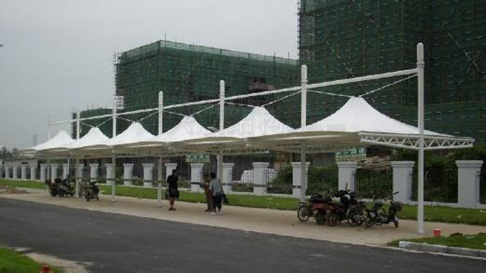 小區膜結構停車棚